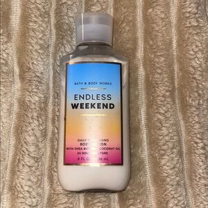 Bath & Body Works Endless Weekend Body Lotion - Blue and Yellow